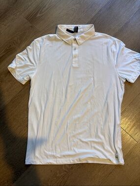 Vuori Classic White Polo Shirt